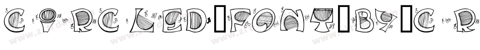 CircleD_Font_by_CrazyForMusic字体转换