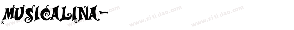 musicalina字体转换