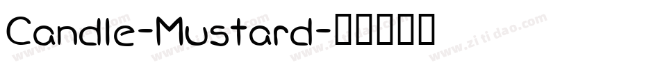 Candle-Mustard字体转换