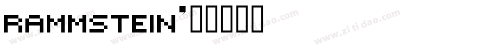 Rammstein字体转换