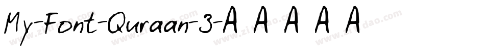 My-Font-Quraan-3字体转换