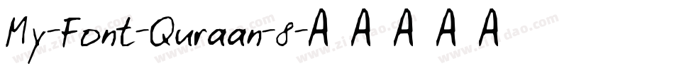 My-Font-Quraan-8字体转换