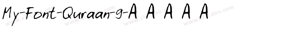 My-Font-Quraan-9字体转换