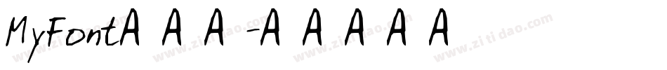 MyFont手机版字体转换