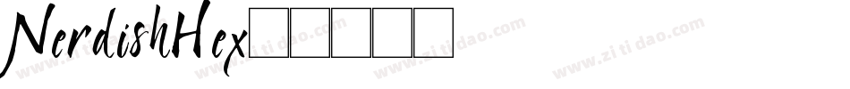 NerdishHex字体转换