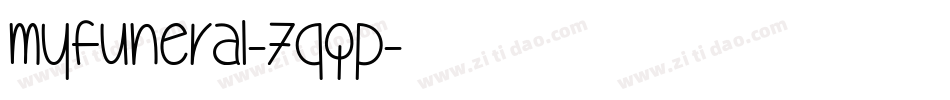MyFuneral-7qGP字体转换