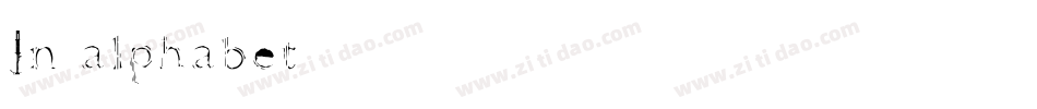 In_alphabet字体转换