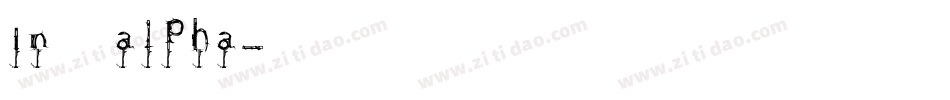 IN_ALPHA字体转换