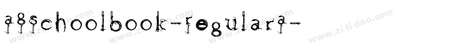 AGSchoolbook-RegularA字体转换