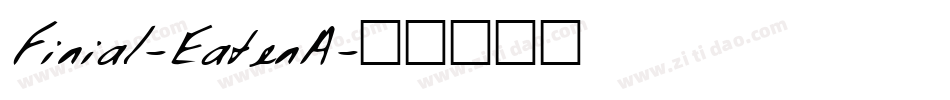 Finial-EatenA字体转换