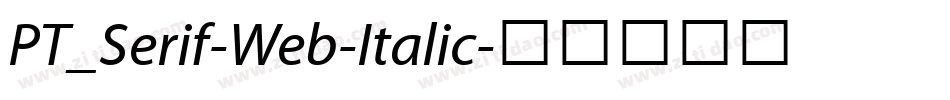 PT_Serif-Web-Italic字体转换