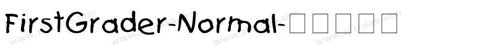 FirstGrader-Normal字体转换