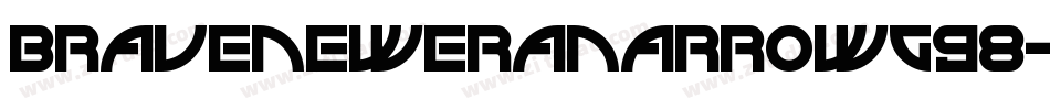 BraveNewEraNarrowG98-6yxv字体转换