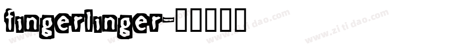 fingerlinger字体转换