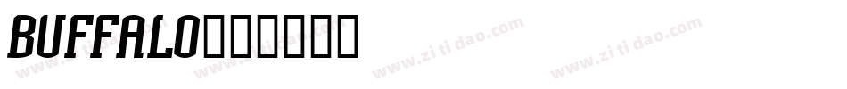 Buffalo字体转换