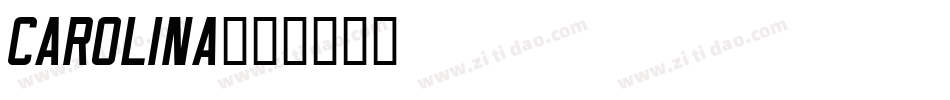 Carolina字体转换