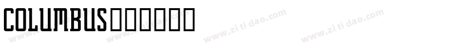 Columbus字体转换