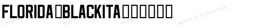 Florida-BlackIta字体转换