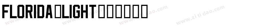 Florida-Light字体转换