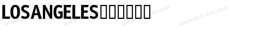 LosAngeles字体转换