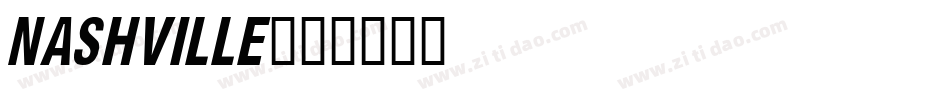 Nashville字体转换