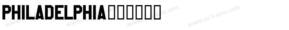Philadelphia字体转换