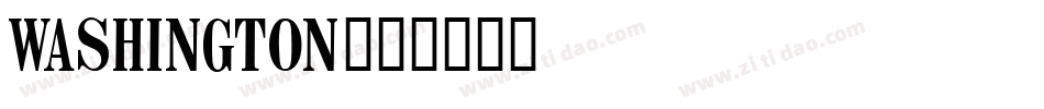 Washington字体转换