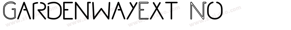 GardenwayExt-No字体转换