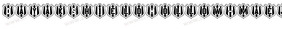 DayakShieldHollow-maej字体转换
