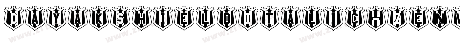 DayakShieldItalic-7enw字体转换