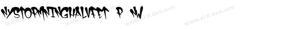 NyStormningHalvfet-R5nW字体转换