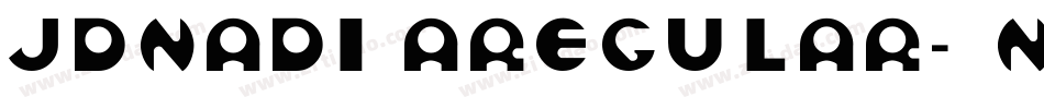 JdNadiaRegular-nYBg字体转换