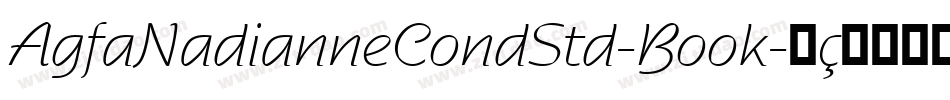 AgfaNadianneCondStd-Book字体转换