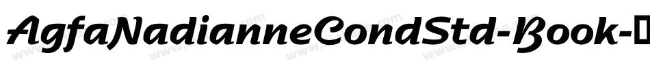 AgfaNadianneCondStd-Book字体转换