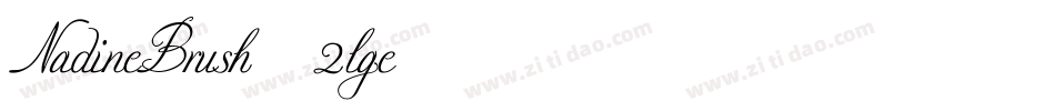 NadineBrush-2lge字体转换