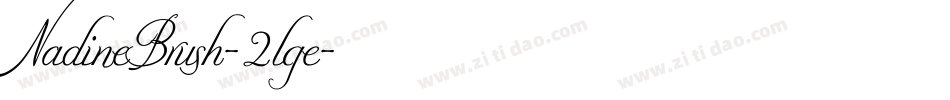 NadineBrush-2lge字体转换