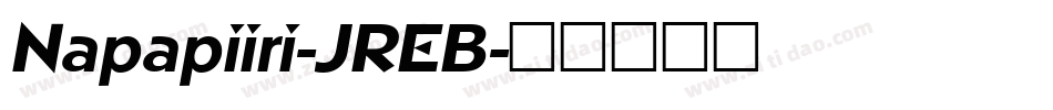 Napapiiri-JREB字体转换