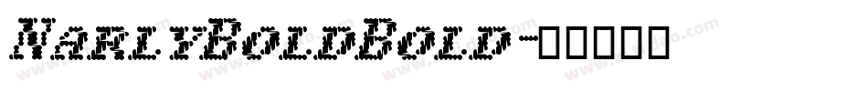 NarlyBoldBold字体转换