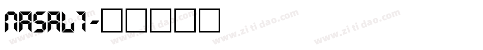 NASAL1字体转换