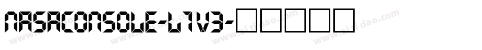 NasaConsole-L1V3字体转换