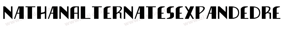 NathanAlternatesExpandedRegular-p9py字体转换