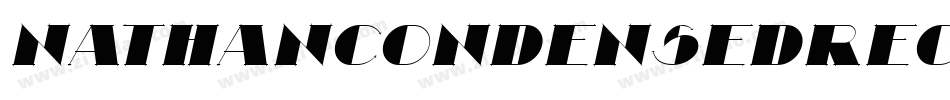 NathanCondensedRegular-DJ3E字体转换
