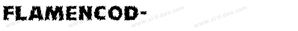 FlamencoD字体转换