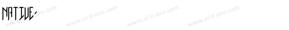 native字体转换