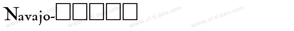 Navajo字体转换