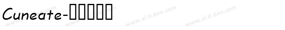 Cuneate字体转换