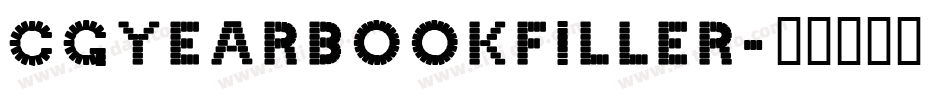 CgYearbookFiller字体转换