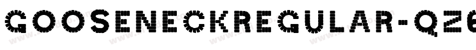 GooseNeckRegular-qZ6V字体转换