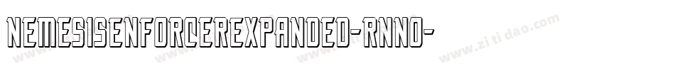 NemesisEnforcerExpanded-rnnO字体转换