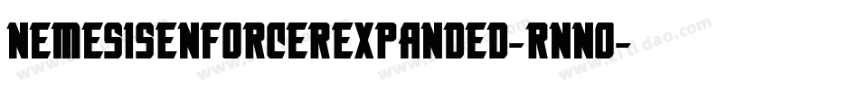 NemesisEnforcerExpanded-rnnO字体转换